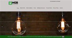 Desktop Screenshot of mgbelectrical.com